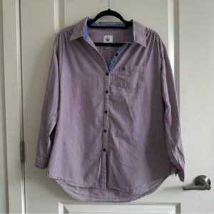 Vintage striped cotton button down